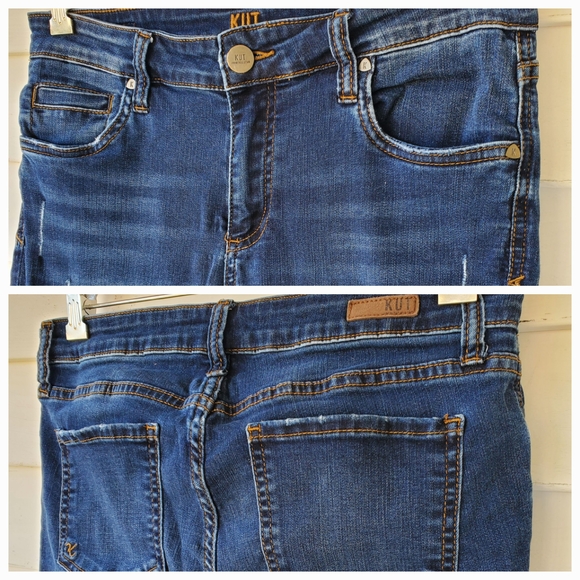 Kut from the Kloth Dark Wash Cropped Jeans - Picture 2 of 6